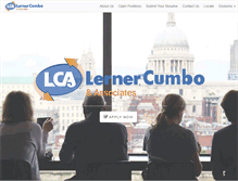 Tablet Screenshot of lernercumbo.com